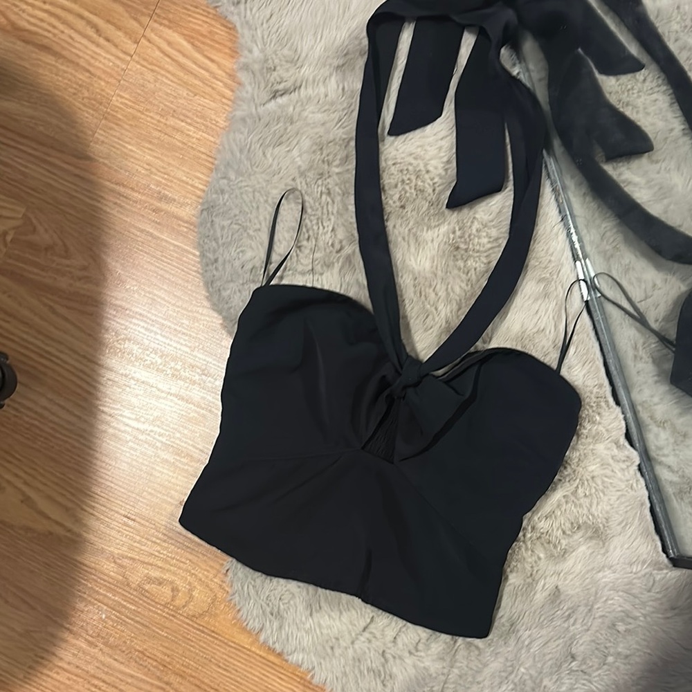 Abercrombie & Fitch Black Halter Top